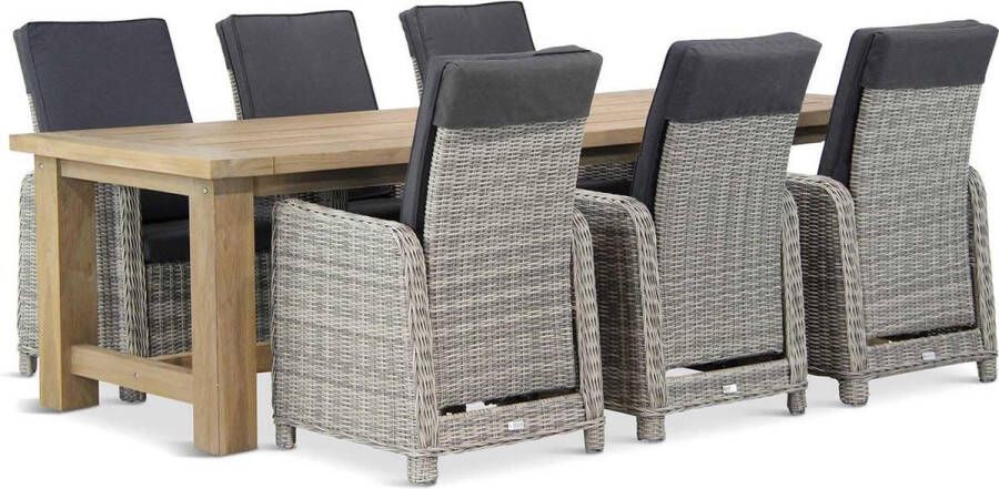 Garden Collection s Bello Fourmile 260 cm dining tuinset 7-delig