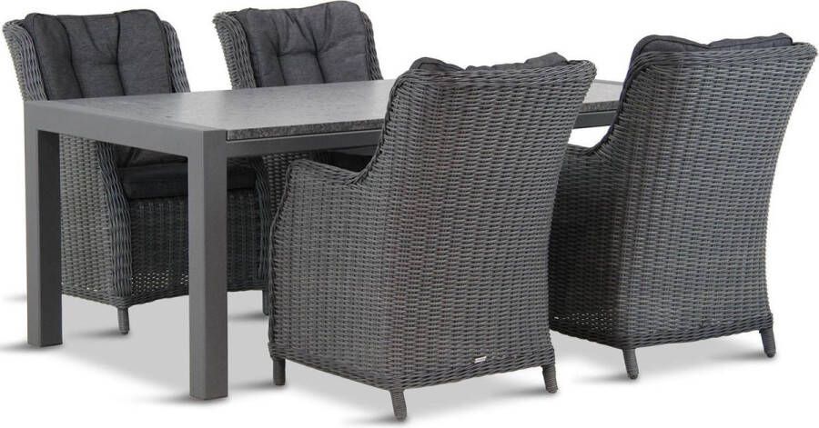 Garden Collection s Buckingham Edmonton 180 cm dining tuinset 5-delig