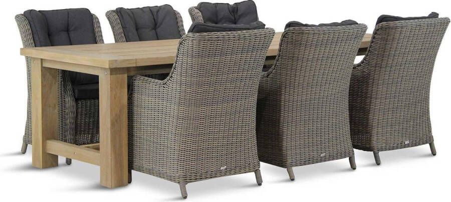 Garden Collection s Buckingham Fourmile 260 cm dining tuinset 7-delig