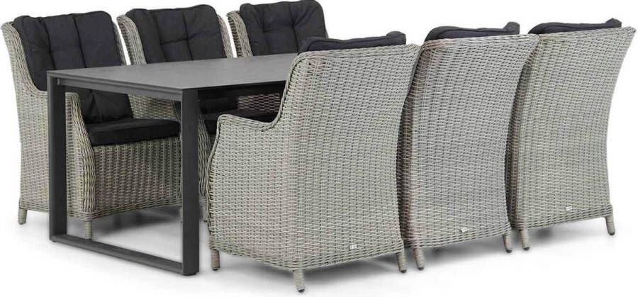 Garden Collection s Buckingham Zaga 220 cm dining tuinset 7-delig