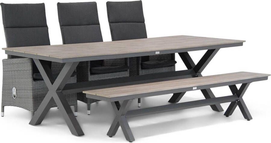 Garden Collection s Denver Forest 240 cm dining tuinset 5-delig