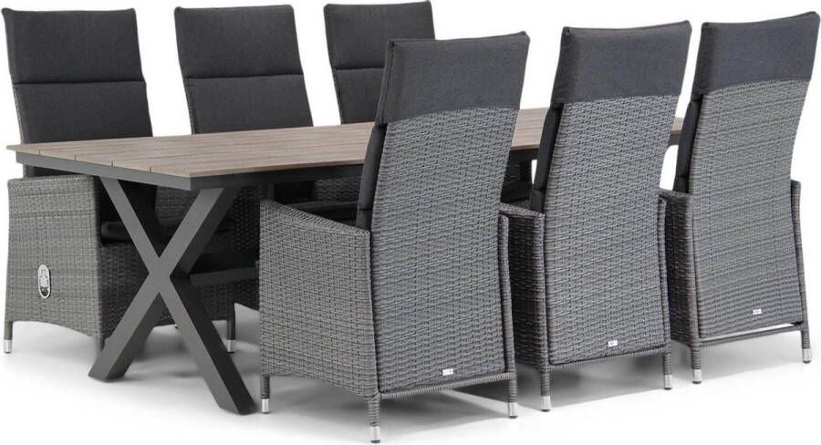 Garden Collection s Denver Forest 240 cm dining tuinset 7-delig