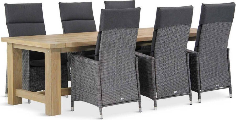 Garden Collection s Denver Fourmile 260 cm dining tuinset 7-delig