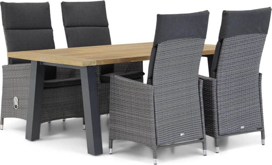 Garden Collection s Denver Glasgow 180 cm dining tuinset 5-delig