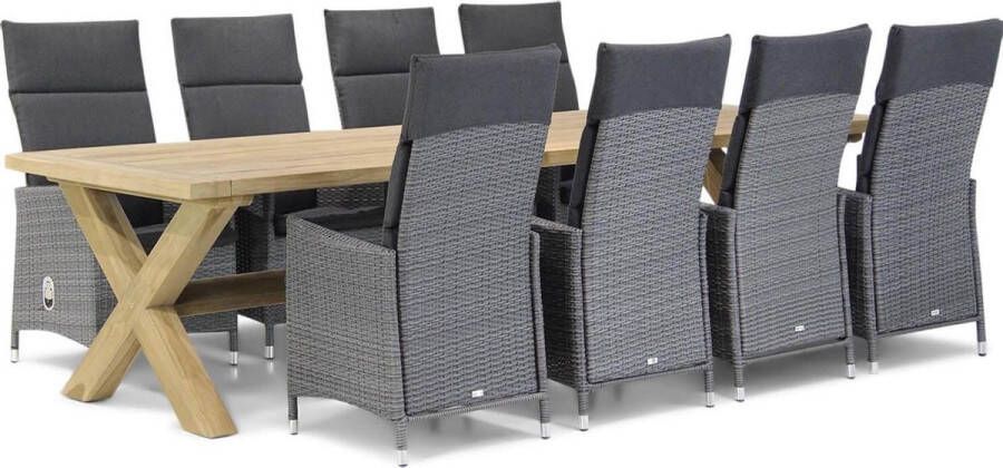 Garden Collection s Denver Oregon 300 cm dining tuinset 9-delig