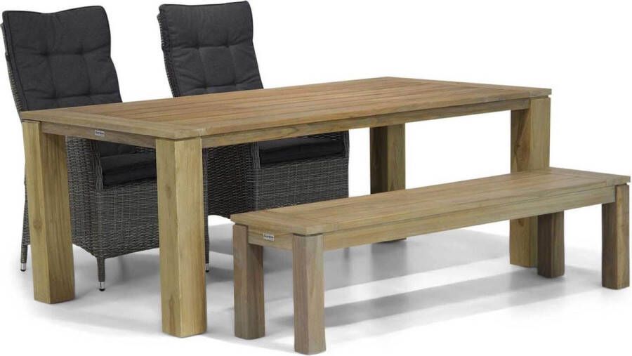 Garden Collection s Lincoln Brighton 200 cm dining tuinset 4-delig