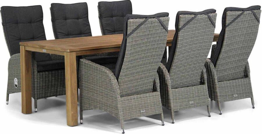 Garden Collection s Lincoln Bristol 220 cm dining tuinset 7-delig