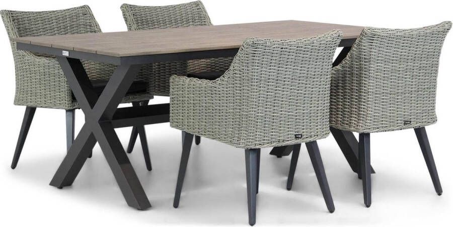 Garden Collection s Milton Forest 180 cm dining tuinset 5-delig