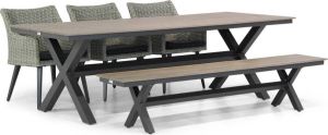 Garden Collection s Milton Forest 240 cm dining tuinset 5-delig