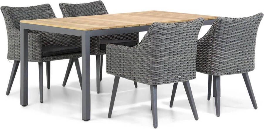 Garden Collection s Milton Mazzarino 160 cm dining tuinset 5-delig