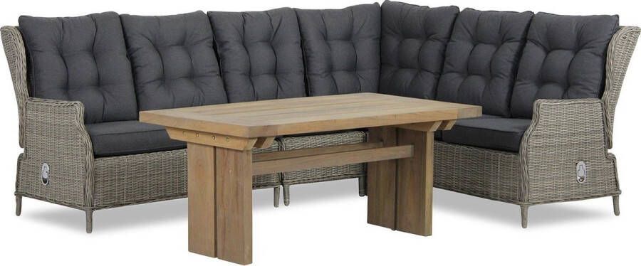Garden Collection s New Castle Brighton 140 cm dining loungeset 5-delig