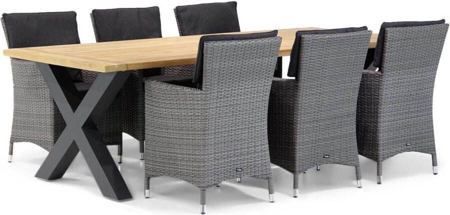 Garden Collection s Orlando Cardiff 240 cm dining tuinset 7-delig