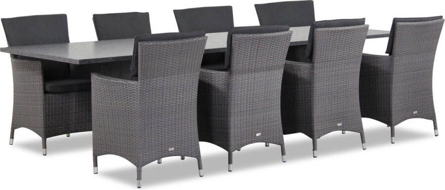 Garden Collection s Orlando Graniet 300 cm dining tuinset 9-delig