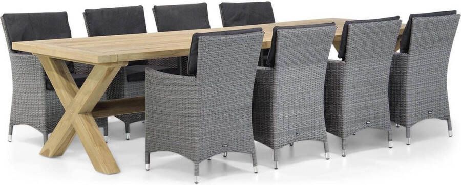 Garden Collection s Orlando Oregon 300 cm dining tuinset 9-delig