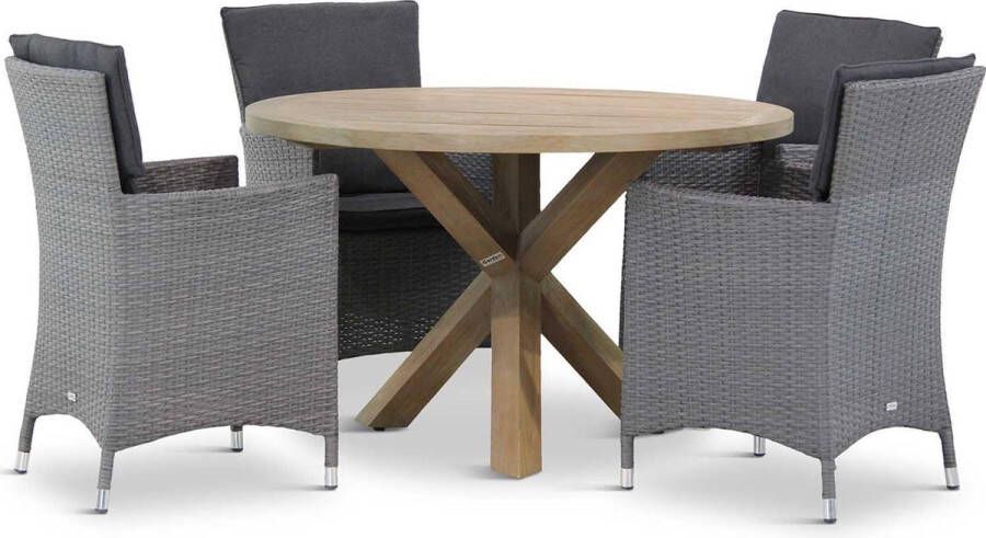 Garden Collection s Orlando Sand City rond 120 cm dining tuinset 5-delig