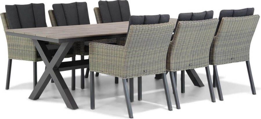 Garden Collection s Oxbow Forest 240 cm dining tuinset 7-delig