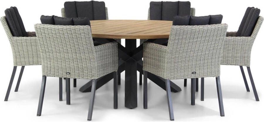 Garden Collection s Oxbow Rockville 160 cm dining tuinset 7-delig