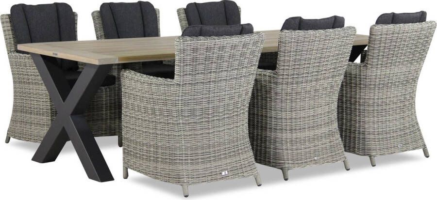 Garden Collection s Venerdi Cardiff 240 cm dining tuinset 7-delig