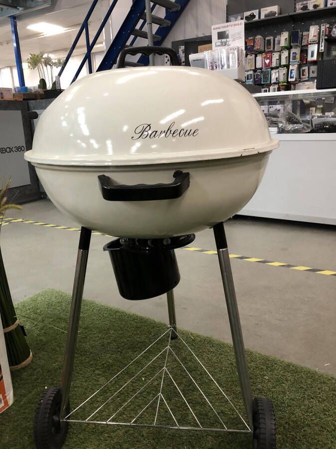 Garden Grill Kogelgrill Houtskoolbarbecue ø 57 cm. Crème