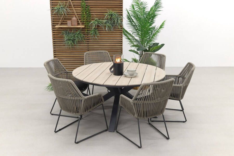 Garden Impressions Edison 148 cm. ronde tuinset | 4 Seasons Ramblas