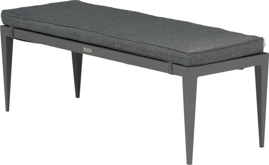 Outdoor Services Garden Impressions Bali Bank 110x40xh45 Carbon Black Mystic Grey