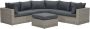 Garden Impressions Menorca lounge set Lshape vintage willowblack - Thumbnail 1
