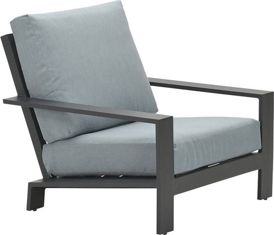 Garden Impressions Lincoln loungestoel aluminium mint grijs