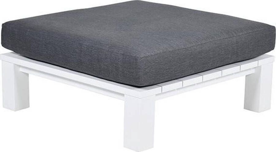 Garden Impressions Plaza Lounge Tuintafel 100x100xh30 Cm Mat Wit