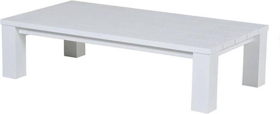 Garden Impressions Plaza Lounge Tuintafel 140x70xh40 Cm Mat Wit