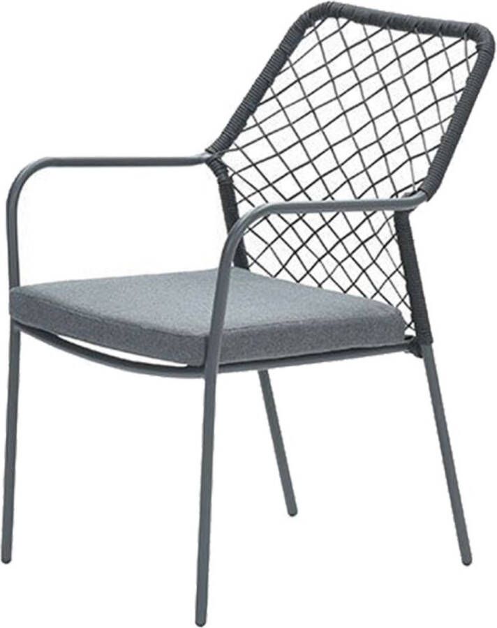 Woonboulevard Poortvliet Collectie Dining Fauteuil Oppo Black Mystic Grey