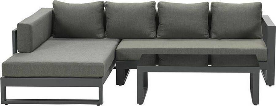 Garden Impressions Esmee loungeset 3-delig rechts carbon black mystic grey