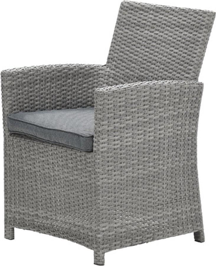 Garden Impressions Blue bird dining fauteuil organic grey reflex black