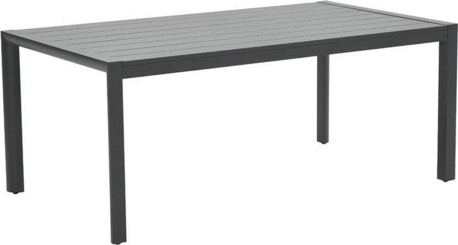 Garden Impressions Gosford tuintafel 180 x 100 aluminium carbon black