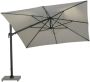 Garden Impressions Hawaii Big pole zweefparasol 350 x 350 carbon black sand - Thumbnail 1