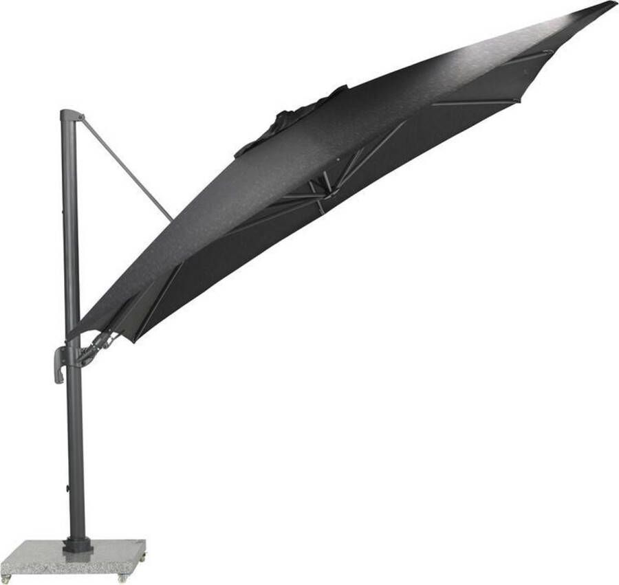 Garden Impressions Hawaii Big pole zweefparasol 350 x 350 carbon black zwart