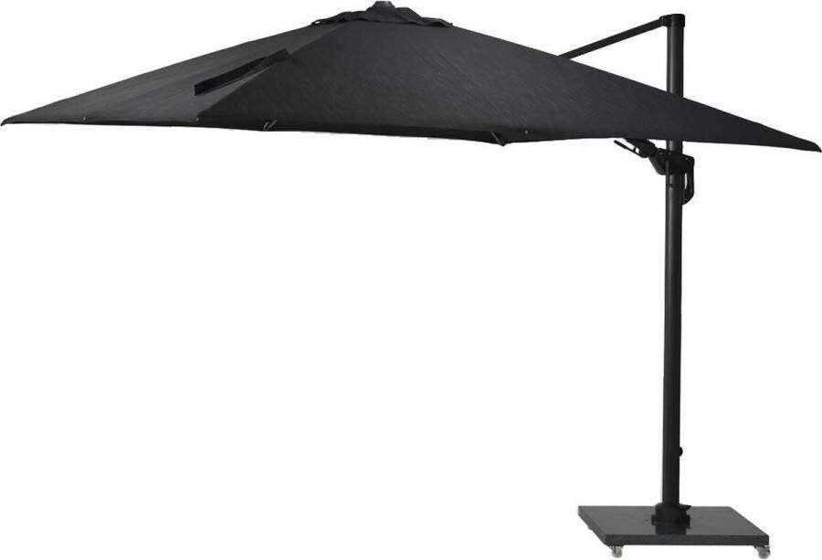 Garden Impressions Hawaii Deluxe zweefparasol 300 x 300 carbon black zwart