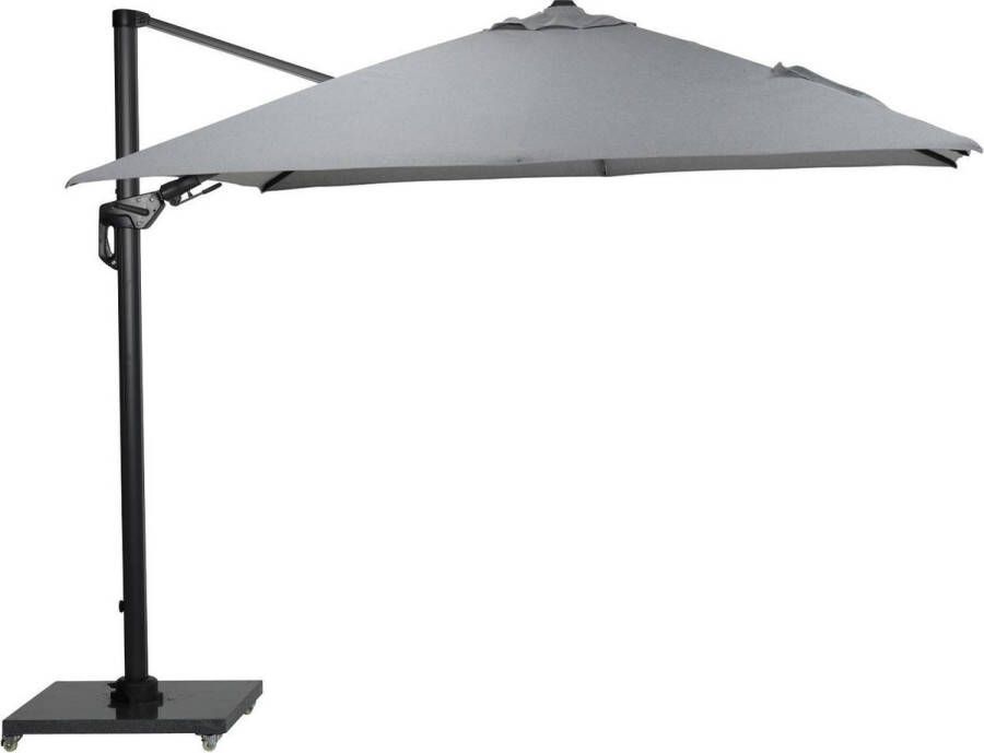 Garden Impressions Hawaii Deluxe zweefparasol 300 x 300 carbon black licht grijs