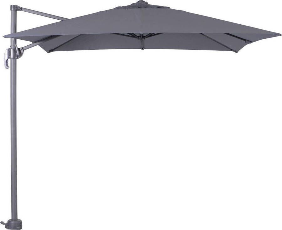 Garden Impressions Hawaii S zweefparasol 250 x 250 cm carbon black donkergrijs