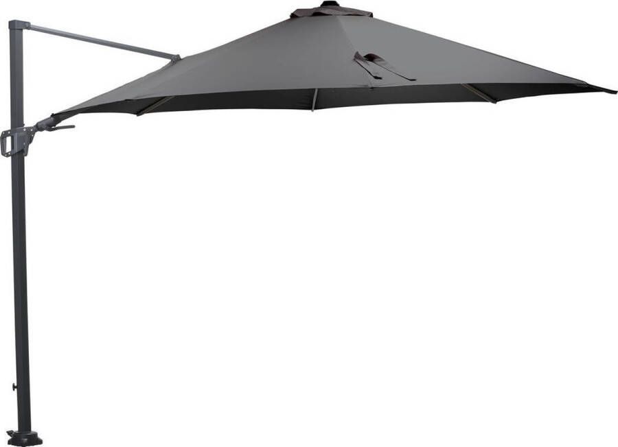 Garden Impressions Hawaii zweefparasol 350 cm carbon black donker grijs