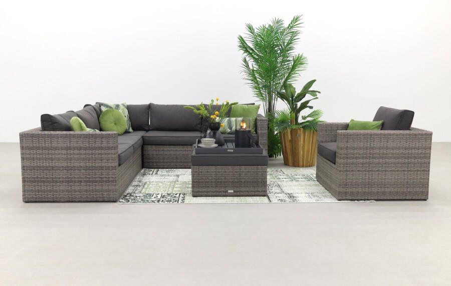 Garden Impressions Hilton loungeset inclusief loungestoel – Organic grey