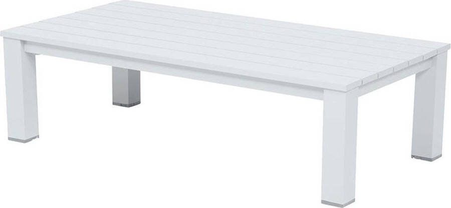 Garden Impressions Lincoln lounge tafel 140x70 mat wit