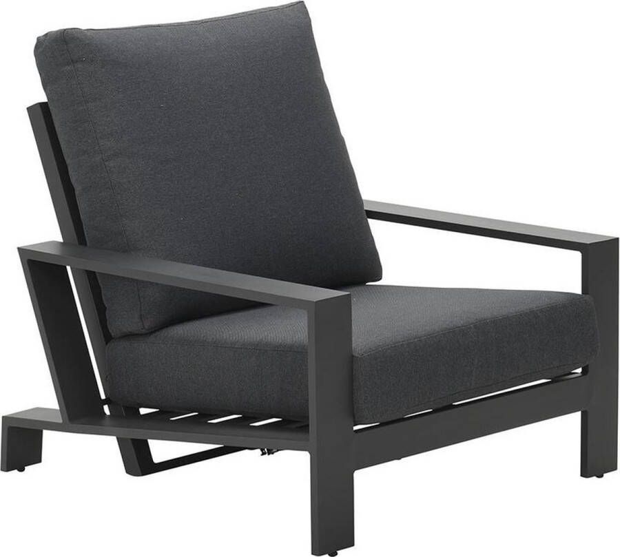 Garden Impressions Lincoln verstelbare stoel aluminium carbon black