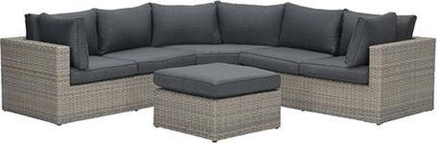 Garden Impressions Menorca Loungeset Vintage Willow Wicker