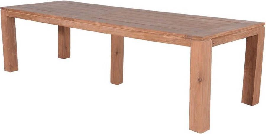 Garden Impressions Tulsa tafel 300x100x76 cm teakhout donker bruin