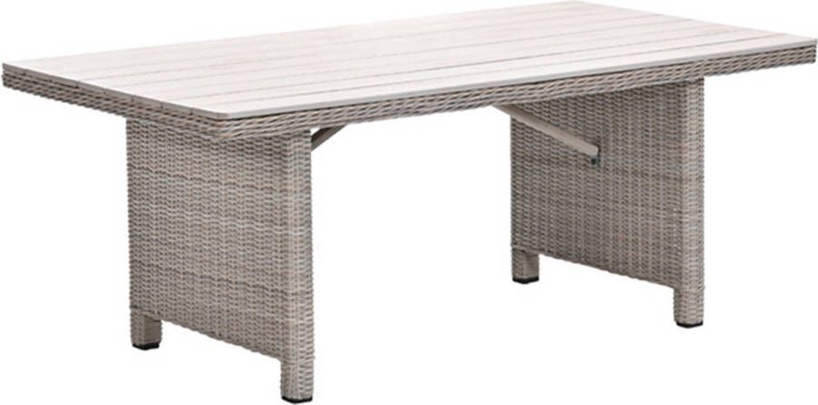 Garden Impressions Milwaukee tafel 170x90 cm vintage willow light teak Vironwood