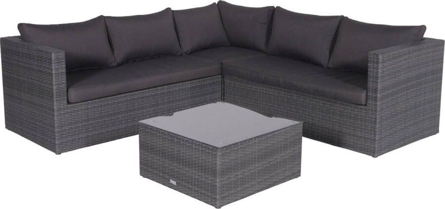 Garden Impressions Montana loungeset Earl grey donker antraciet
