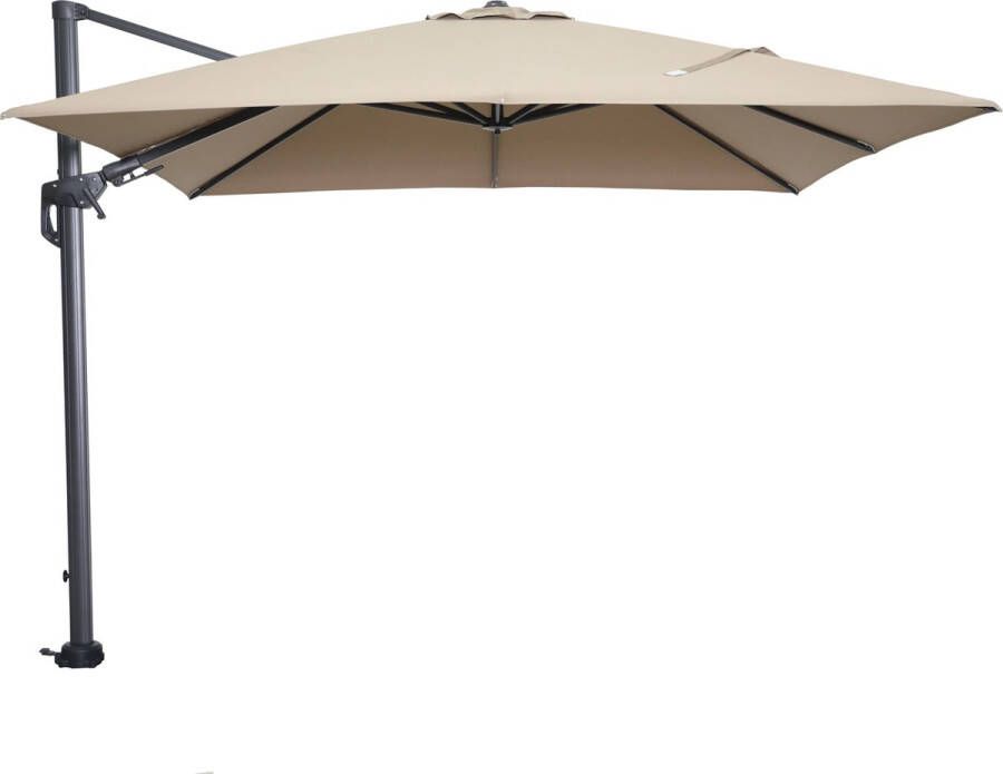 Garden Impressions Hawaii Zweefparasol 300x300 C. Black Taupe