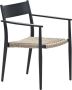 Garden Impressions Richmond dining fauteuil carbon black natural merino sand - Thumbnail 1