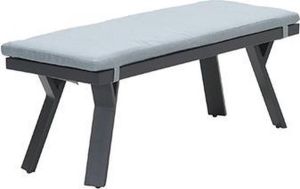 Garden Impressions Sergio bank 110x40xH45 carbon black mint grey
