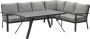 Van Kooten Tuin en Buitenleven Sergio lounge-diningset 3-delig rechts carbon black light grey- Garden Impressions - Thumbnail 3